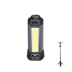 פנס חירום/עבודה נטען CCT 29W ועמוד טלסקופי