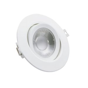 ספוט שקוע מתכוונן 15W LORENZO לבן