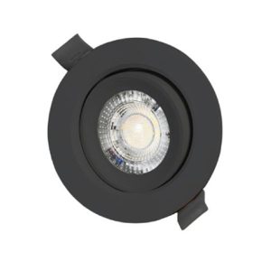 ספוט שקוע מתכוונן 15W LORENZO שחור