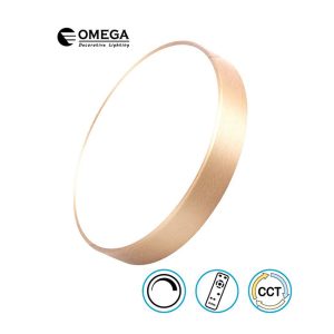 גוף תאורה "ווגאס" 100W זהב קוטר "60