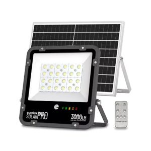 פרוז'קטור סולארי+נטען+חרום מקצועי 3000LM יורולוקס