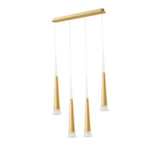 גוף תאורה 39W "טאו" עץ