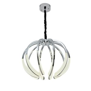 גוף תאורה 55W "מדוזה" ניקל