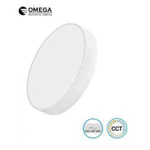 גוף תאורה "ווגאס" 100W לבן קוטר "80