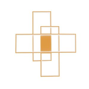 גוף תאורה "ג'אומטריק 2" זהב CCT