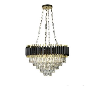 גוף תאורה תלוי "ואן גוך" שחור+זהב