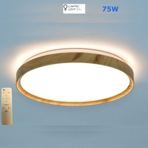 גוף תאורה WOOD-B 75W עץ + שלט