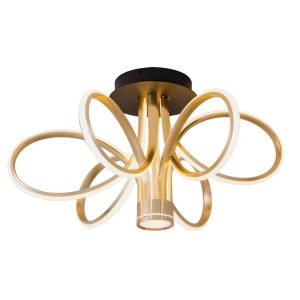 גוף תאורה 60W "לוונדר" זהב