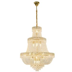 גוף תאורה "אמפייר" ענק זהב