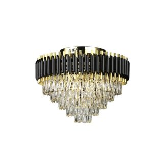 גוף תאורה "ואן גוך" שחור+זהב