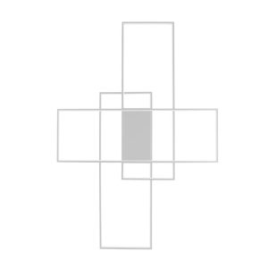 גוף תאורה "ג'אומטריק" לבן CCT