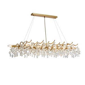 גוף תאורה פס "פיקוס" זהב