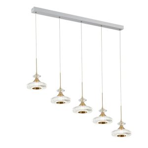 גוף תאורה פס "צלוחית" חמישיה