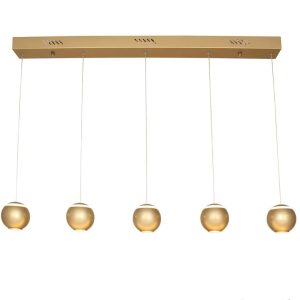 גוף תאורה "צ'רי" פס חמישיה זהב