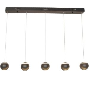 גוף תאורה "צ'רי" פס חמישיה שחור