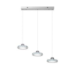 גוף תאורה קריסטל "אפריל" 9966 שלישיה