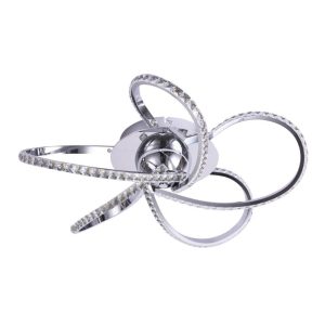 גוף תאורה קריסטל "ציפורן" 36W ניקל