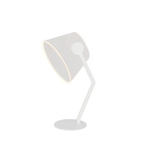 גוף תאורה שולחני "הולוגרמה" לבן