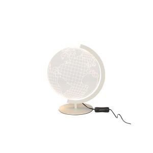 גוף תאורה שולחני "הולוגרמה" C1 לבן