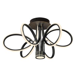 גוף תאורה 60W "לוונדר" שחור