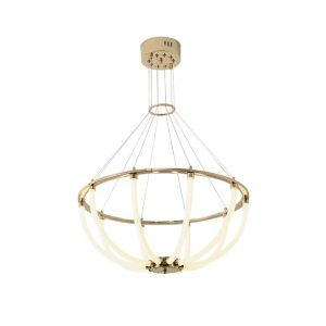 גוף תאורה "למבדה" זהב