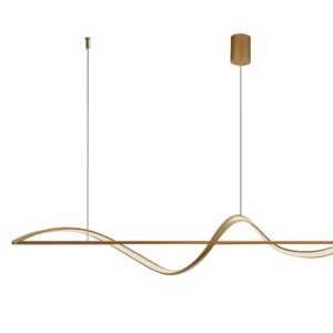 גוף תאורה תלוי "שרתון"  זהב