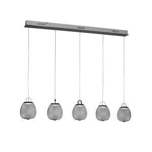 גוף תאורה "סיימון" חמישיה שחור