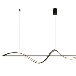 גוף תאורה תלוי "שרתון" שחור